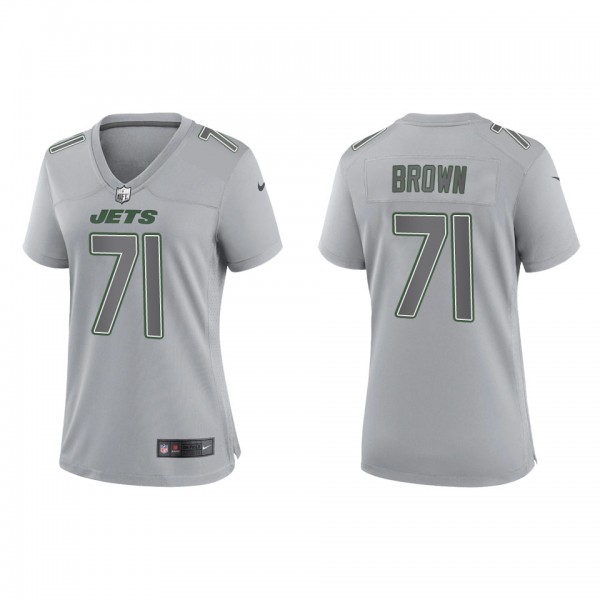 Women's New York Jets Duane Brown Gray Atmosphere ...