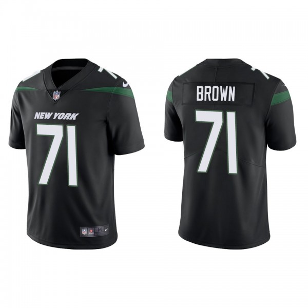 Men's New York Jets Duane Brown Black Vapor Limite...