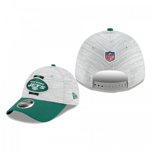 New York Jets Gray Green 2021 NFL Training Camp 9F...