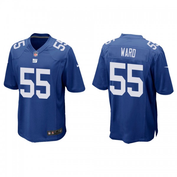 Men's New York Giants Jihad Ward Royal Game Jersey