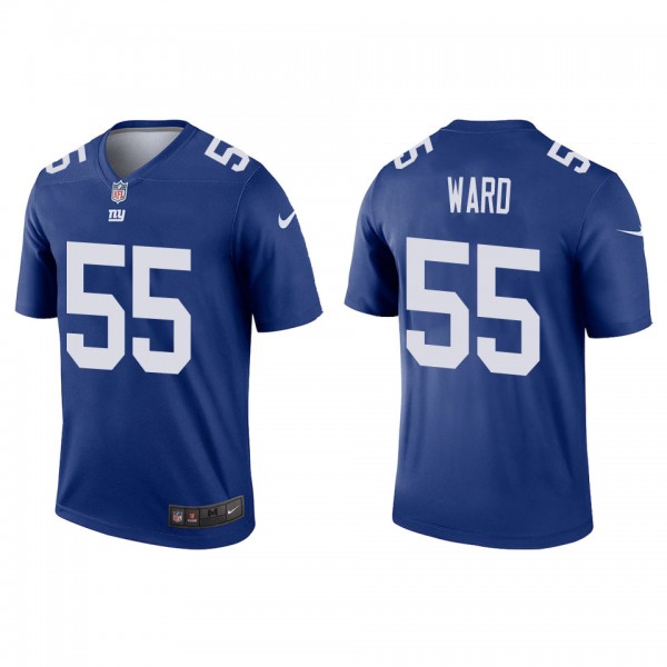 Men's New York Giants Jihad Ward Royal Legend Jers...