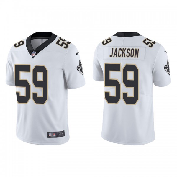 Men's New Orleans Saints Jordan Jackson White Vapo...