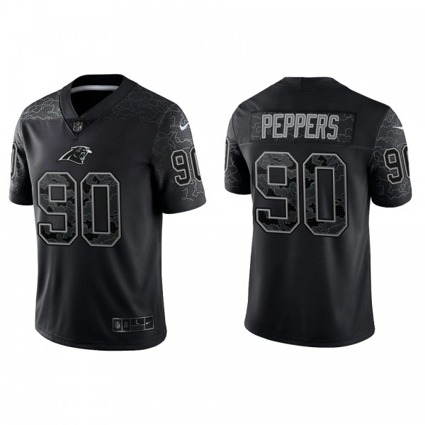 Julius Peppers Carolina Panthers Black Reflective ...