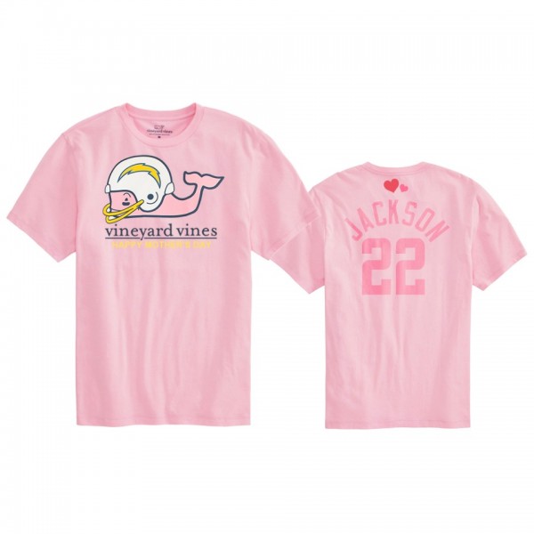 Women's Los Angeles Chargers Justin Jackson Pink 2...