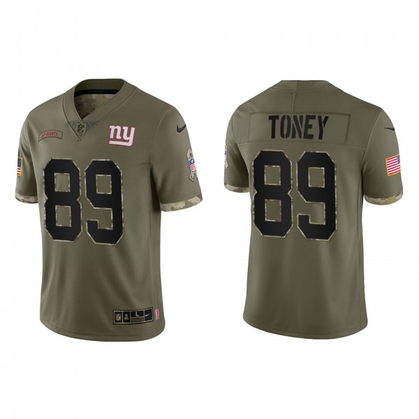 Kadarius Toney New York Giants Olive 2022 Salute T...