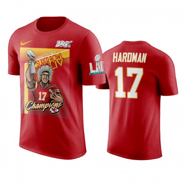 Kansas City Chiefs Mecole Hardman Red Super Bowl L...