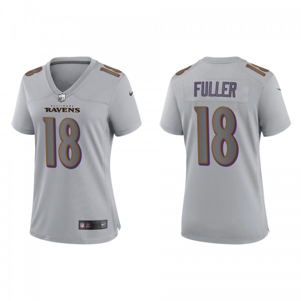 Kyle Fuller Women's Baltimore Ravens Gray Atmosphe...