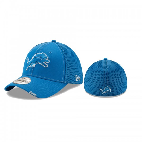 Detroit Lions Blue Team Neo 39THIRTY Flex Hat