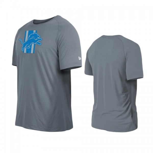 Detroit Lions Gray Training Camp Raglan T-Shirt