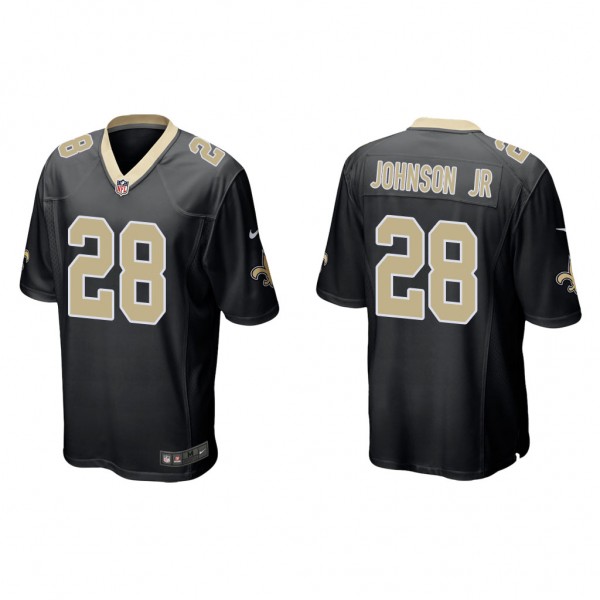 Men's Lonnie Johnson Jr. New Orleans Saints Black Game Jersey