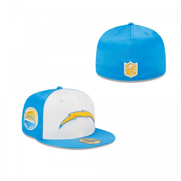 Los Angeles Chargers Throwback Satin 59FIFTY Fitte...