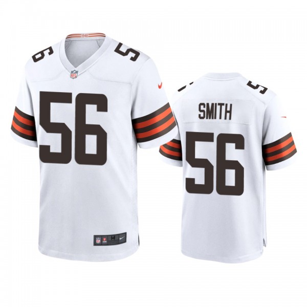 Cleveland Browns Malcolm Smith White Game Jersey