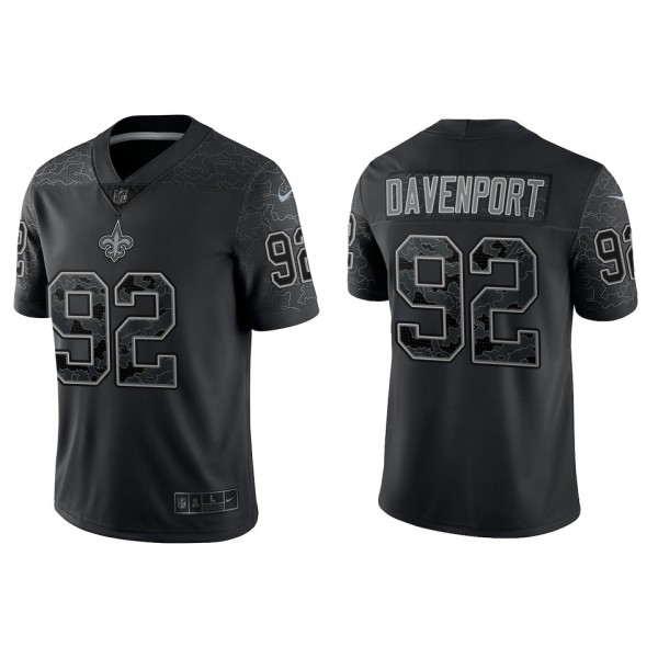 Marcus Davenport New Orleans Saints Black Reflecti...