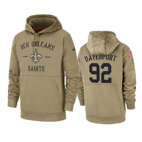 New Orleans Saints Marcus Davenport Tan 2019 Salut...