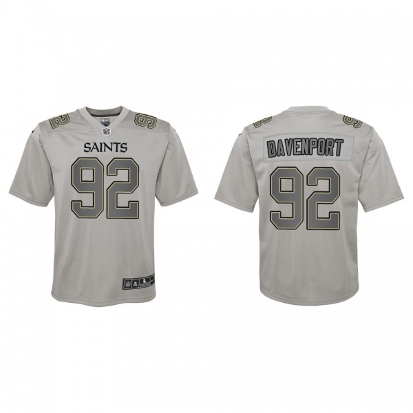 Marcus Davenport Youth New Orleans Saints Gray Atm...