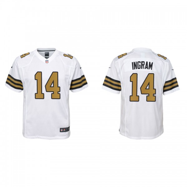 Youth Mark Ingram New Orleans Saints White Alterna...