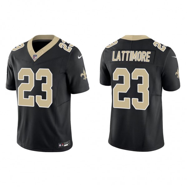 Men's New Orleans Saints Marshon Lattimore Black V...