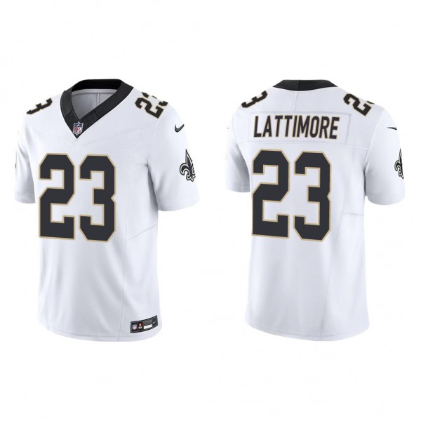 Men's New Orleans Saints Marshon Lattimore White V...