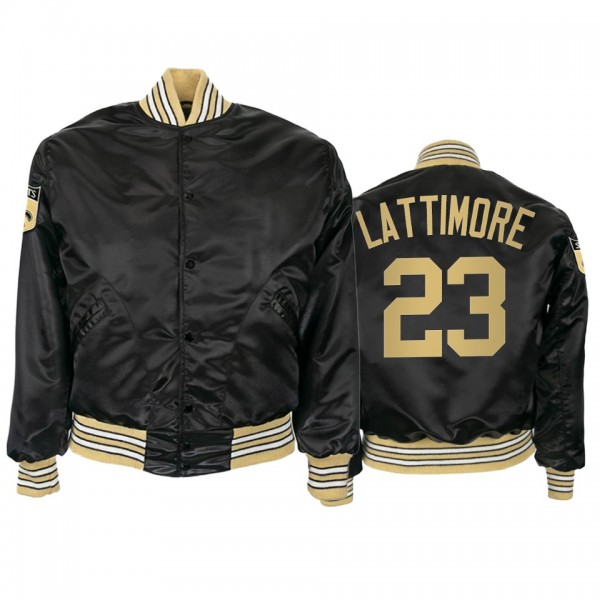 New Orleans Saints Marshon Lattimore Black 1968 Au...