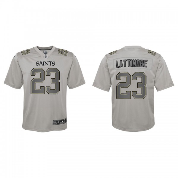 Marshon Lattimore Youth New Orleans Saints Gray At...