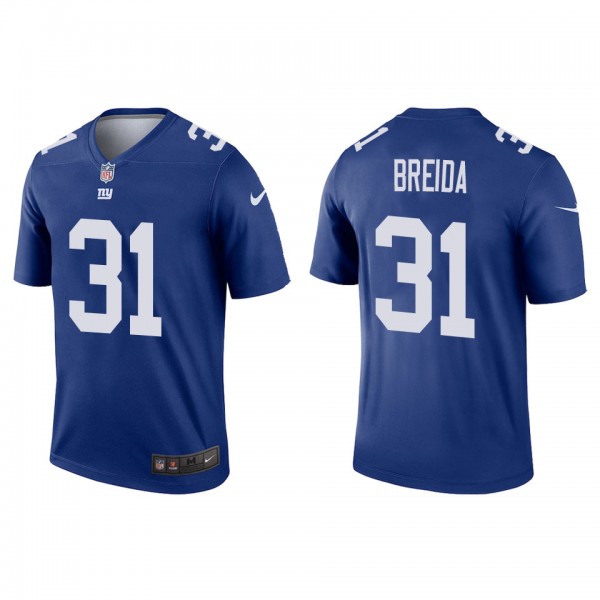 Men's New York Giants Matt Breida Royal Legend Jer...