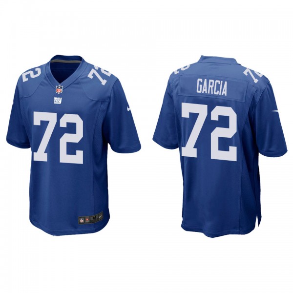 Men's New York Giants Max Garcia Royal Game Jersey