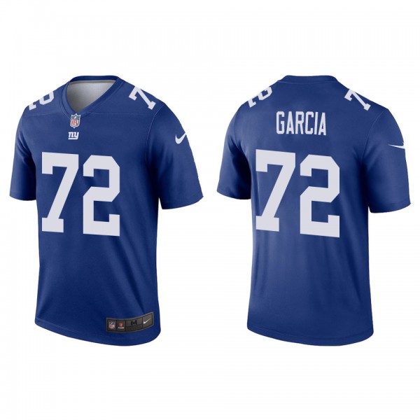 Men's New York Giants Max Garcia Royal Legend Jers...