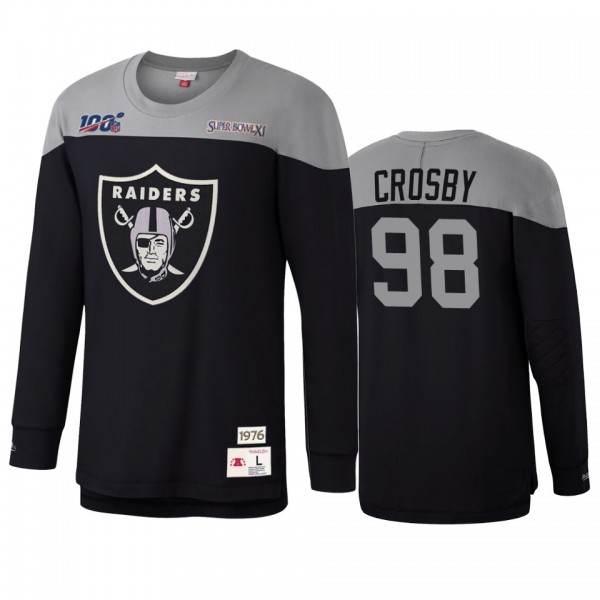 Oakland Raiders Maxx Crosby Mitchell & Ness Bl...