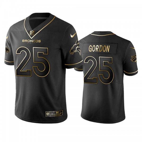 Melvin Gordon Broncos Black Golden Edition Vapor L...