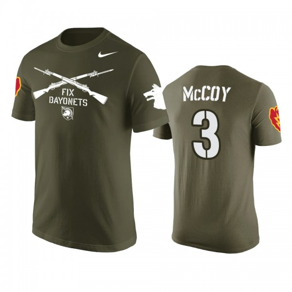 Army Black Knights Sandon McCoy #3 Olive Rivalry T...