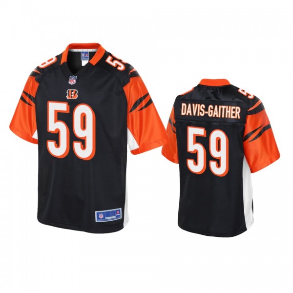 Cincinnati Bengals Akeem Davis-Gaither Black Pro L...