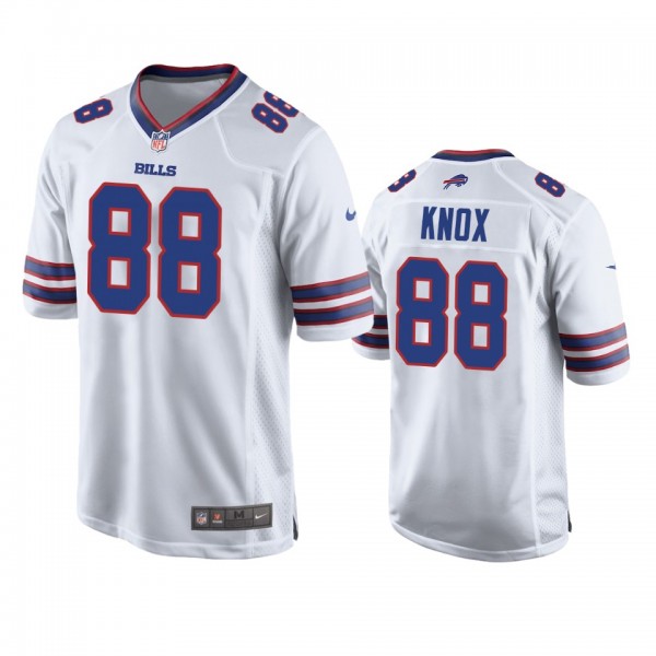 Buffalo Bills Dawson Knox White 2019 NFL Draft Game Jersey