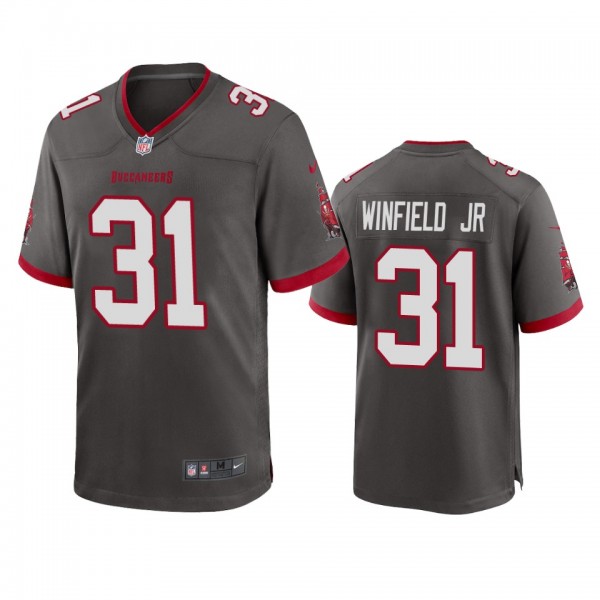 Tampa Bay Buccaneers Antoine Winfield Jr. Pewter 2020 NFL Draft Alternate Game Jersey