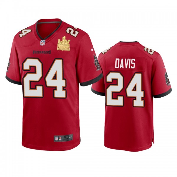 Tampa Bay Buccaneers Carlton Davis Red Super Bowl ...