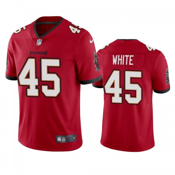 Tampa Bay Buccaneers Devin White Red 2020 Vapor Limited Jersey - Men's