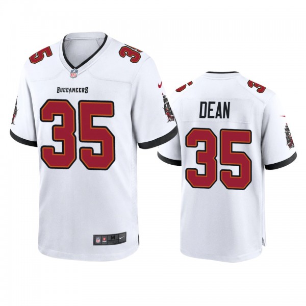 Tampa Bay Buccaneers Jamel Dean White 2020 Game Je...