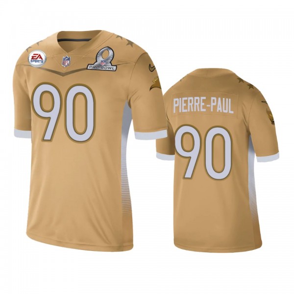 Tampa Bay Buccaneers Jason Pierre-Paul Gold 2021 N...