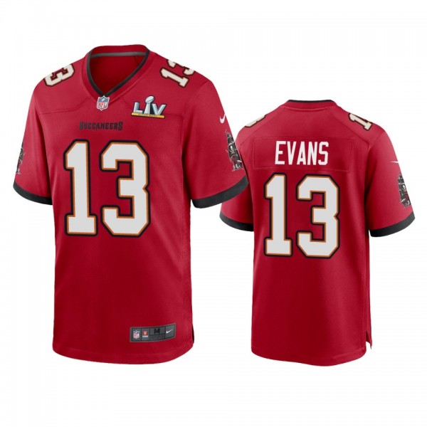 Tampa Bay Buccaneers Mike Evans Red Super Bowl LV ...