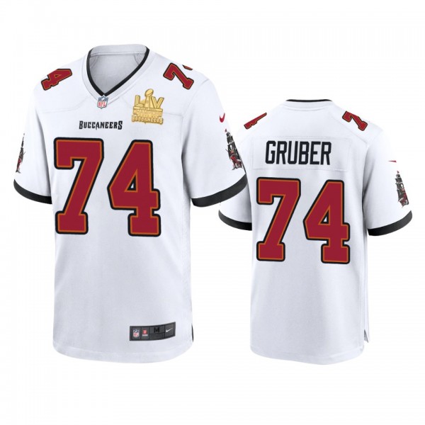 Tampa Bay Buccaneers Paul Gruber White Super Bowl ...