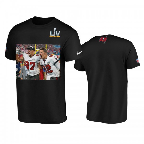 Men's Tampa Bay Buccaneers Rob Gronkowski Black Su...