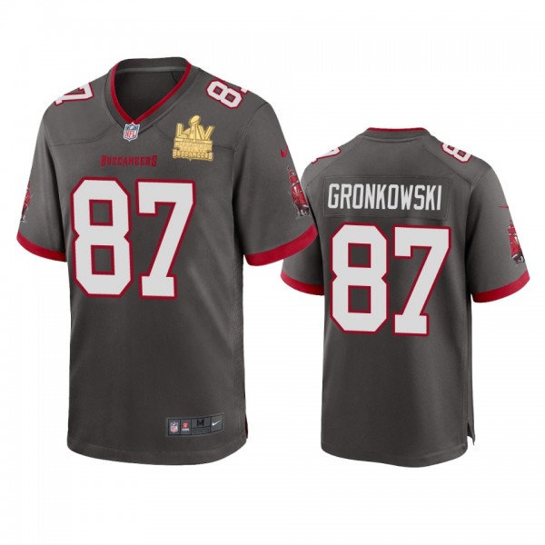 Tampa Bay Buccaneers Rob Gronkowski Pewter Super B...