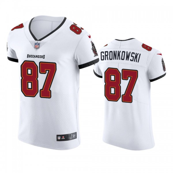 Tampa Bay Buccaneers Rob Gronkowski White Vapor El...