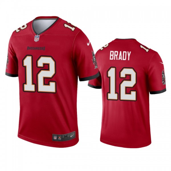 Tampa Bay Buccaneers Tom Brady Red 2020 Legend Jer...