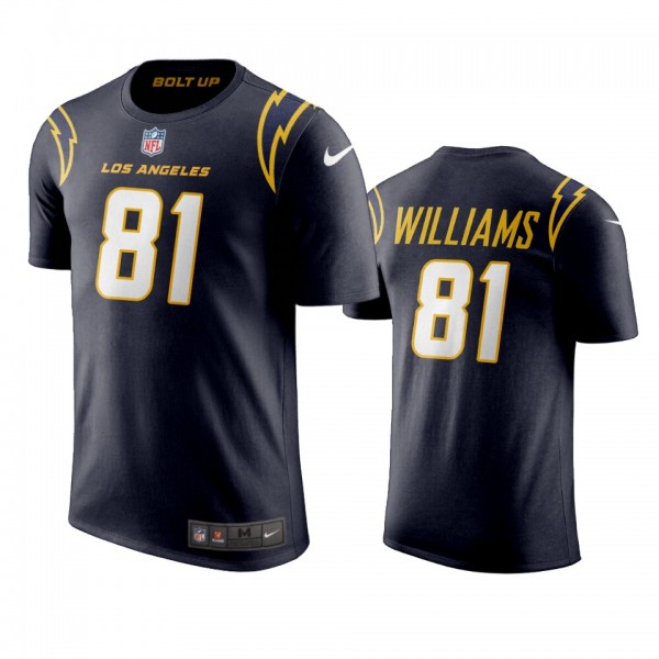 Men's Los Angeles Chargers Mike Williams Navy Name...