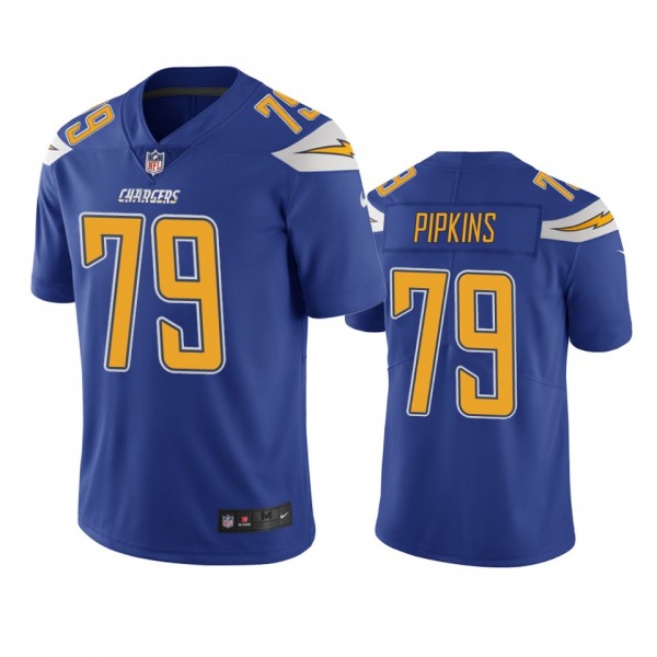 Los Angeles Chargers Trey Pipkins Royal Color Rush...
