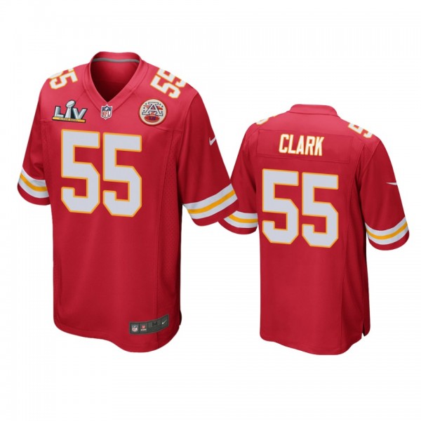 Kansas City Chiefs Frank Clark Red Super Bowl LV G...