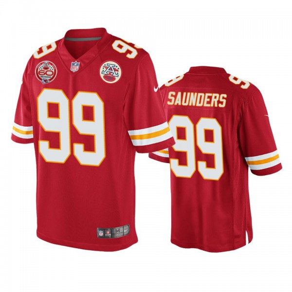 Kansas City Chiefs Khalen Saunders Red 60th Annive...