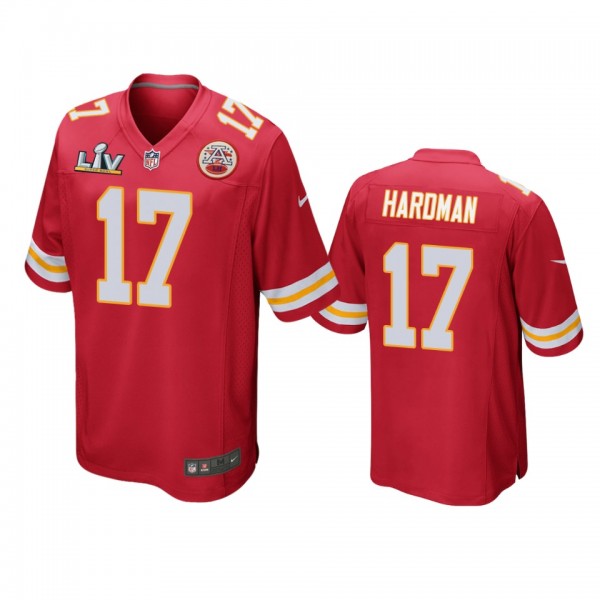 Kansas City Chiefs Mecole Hardman Red Super Bowl L...