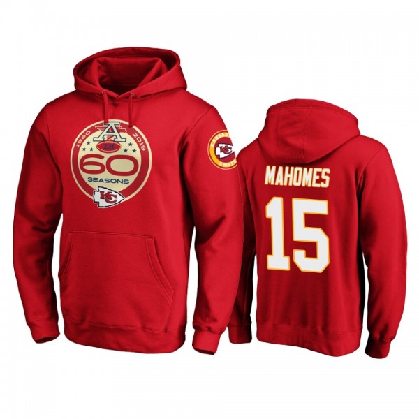 Kansas City Chiefs Patrick Mahomes Red 60th Annive...