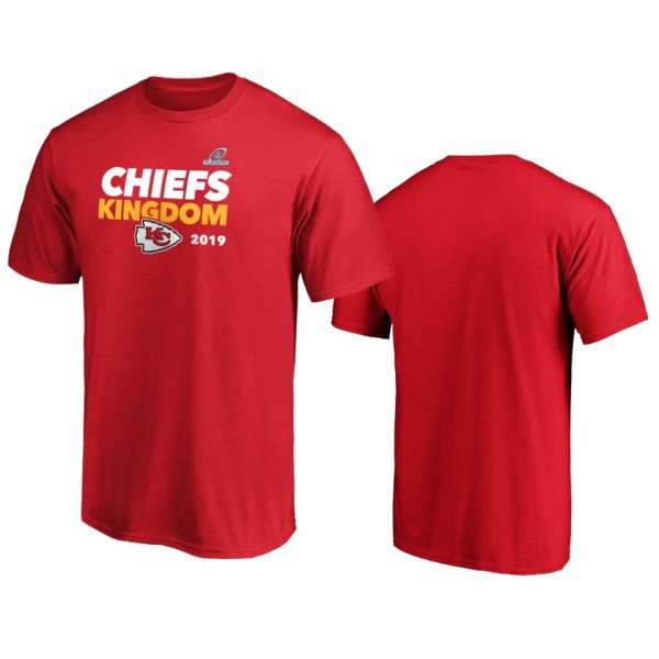 Men's Kansas City Chiefs Red 2019 NFL Playoffs Bou...